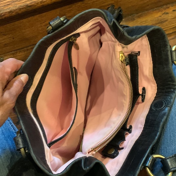 Sigrid Olsen black leather shoulder bag - Picture 3 of 7